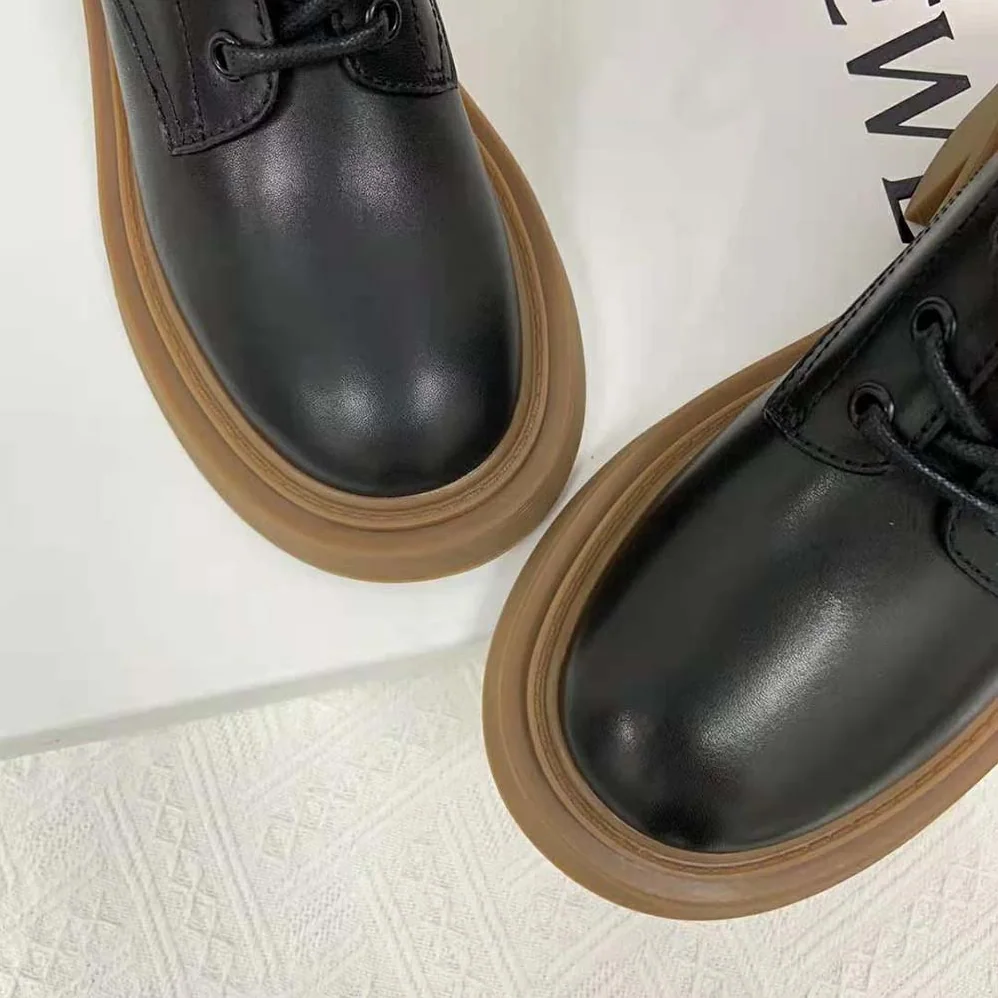 Loewe Combat Boot in Calfskin for Women in Black