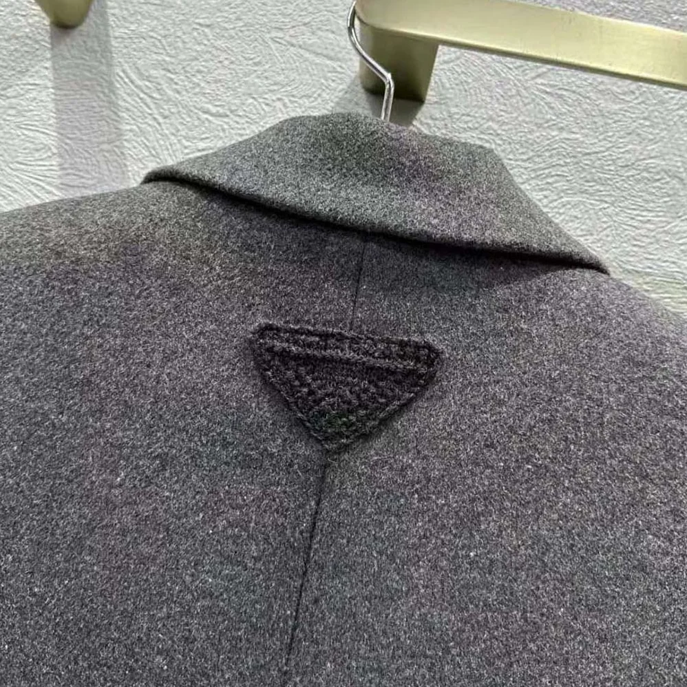 Prada Single for Women in breasted Velour Coat
