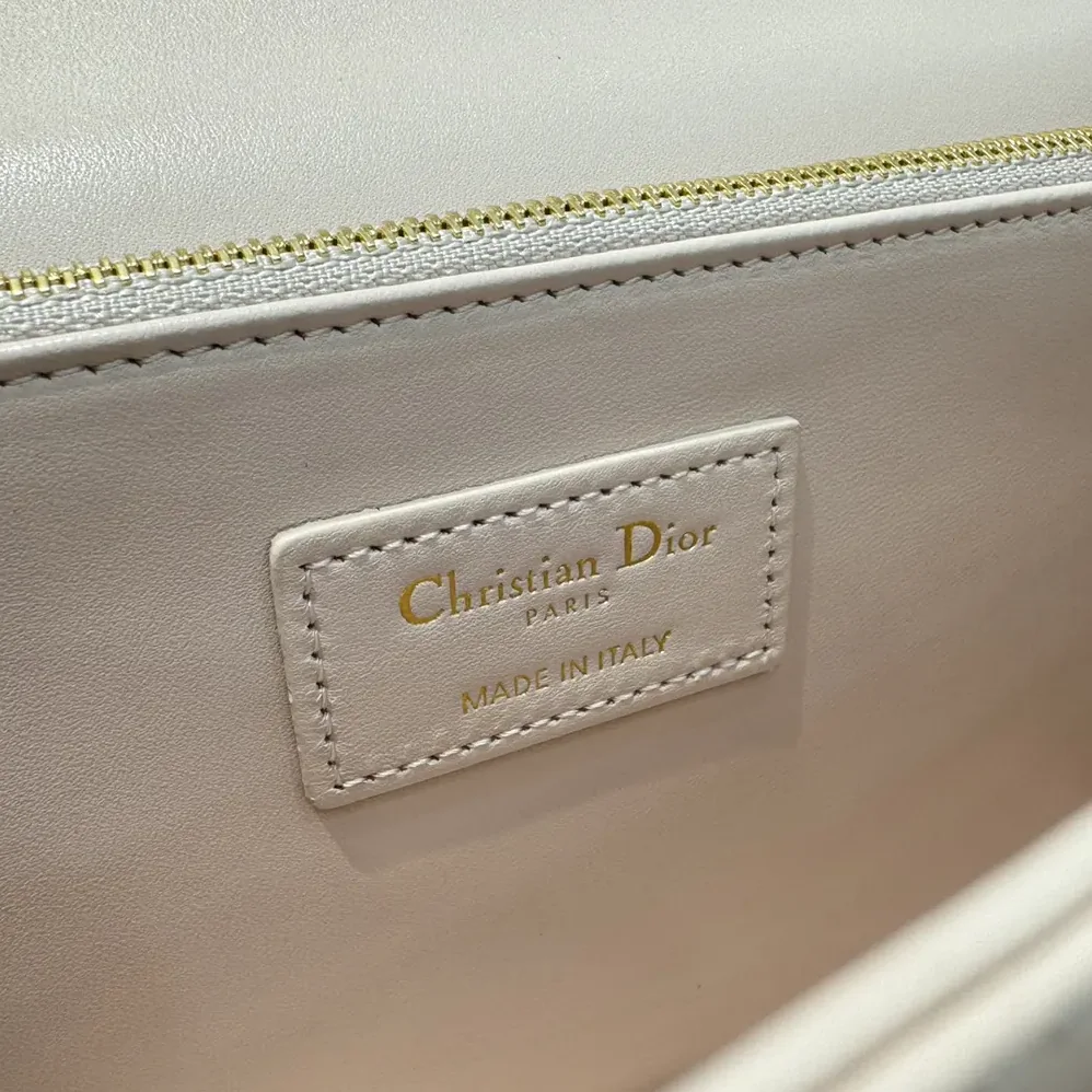 Dior My Dior Top Handle Bag Pink Cannage Lambskin for Women