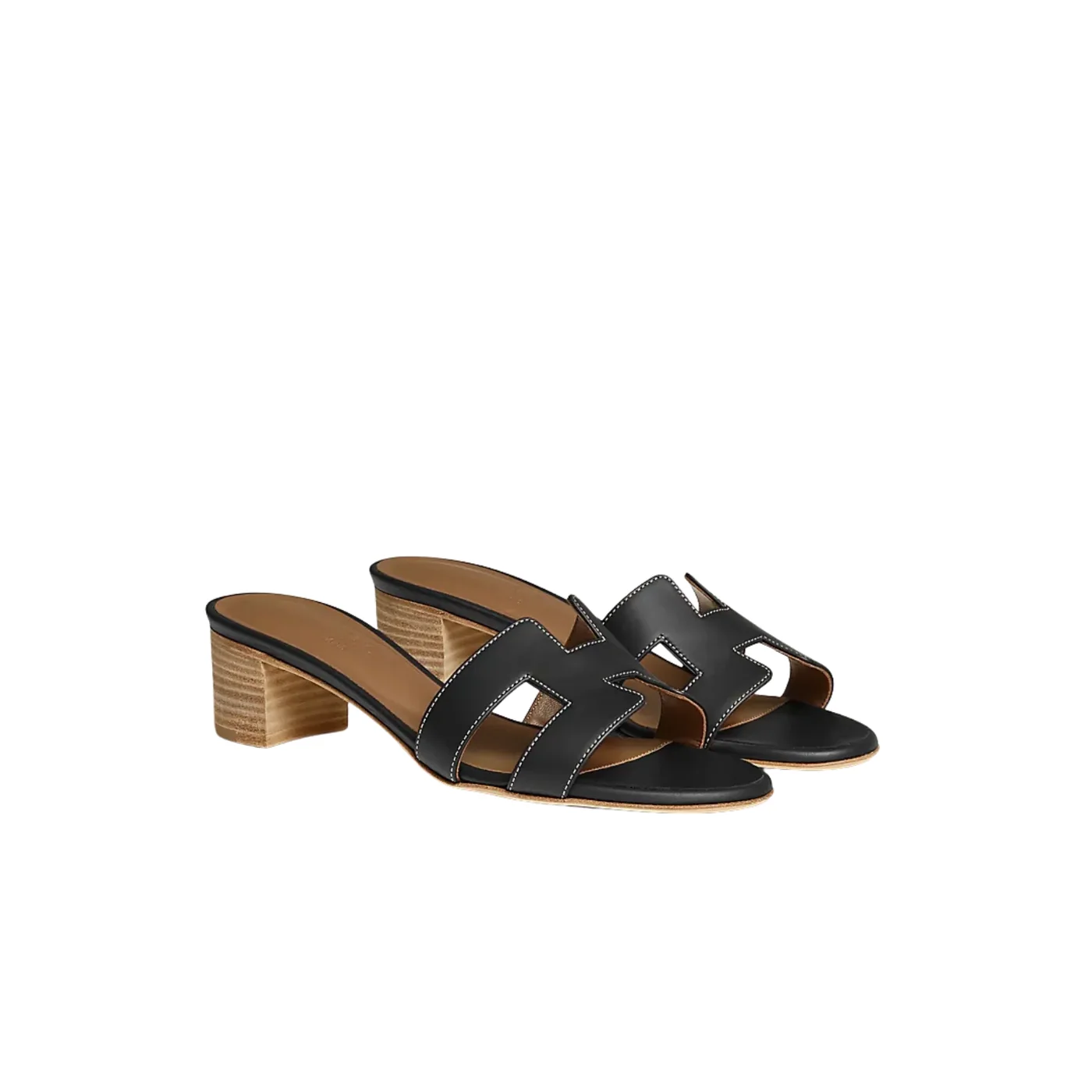 Hermes Oasis Sandals Noir
