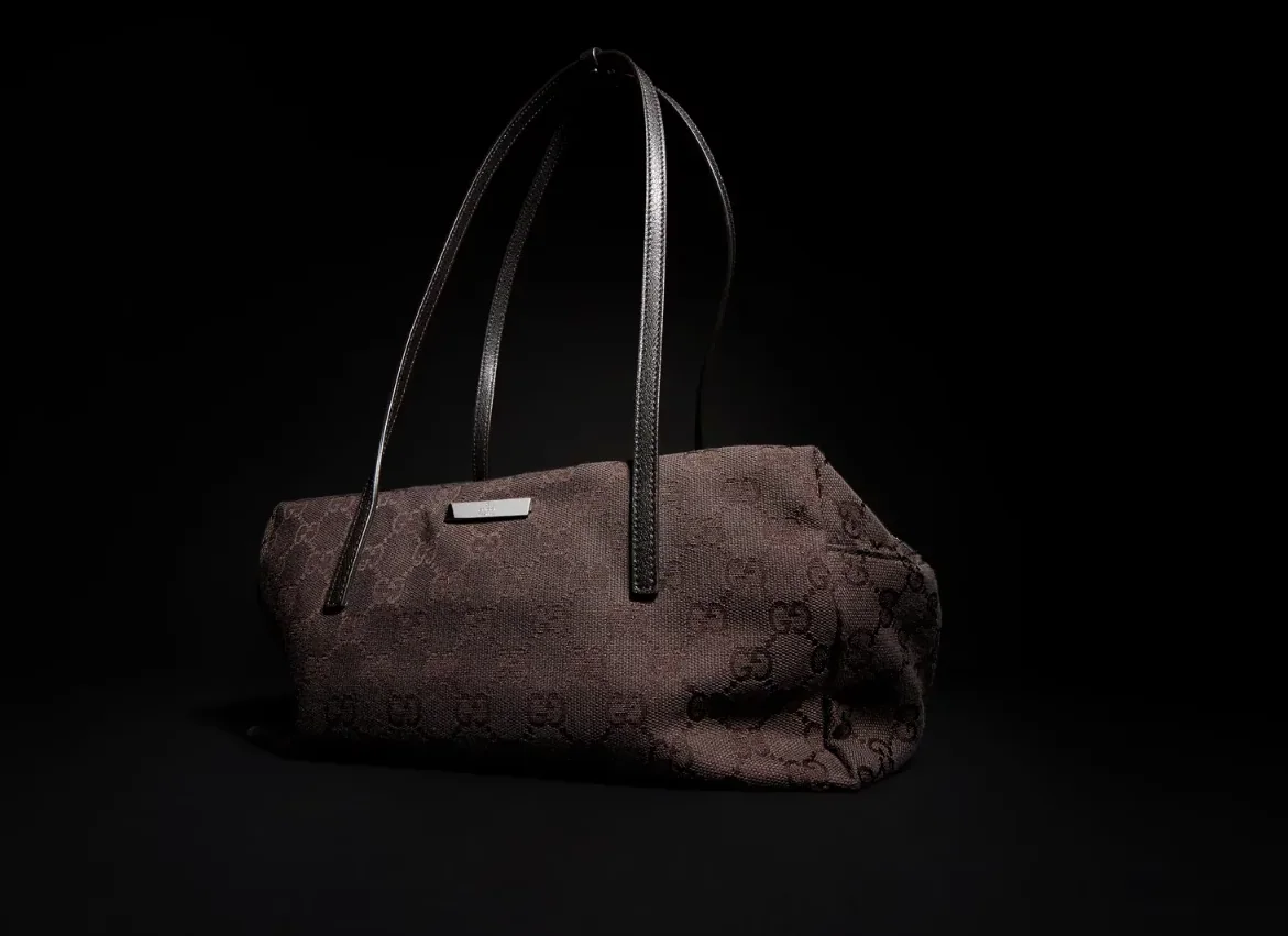 Gucci Melrose Boston Medium Shoulder Bag in Dark Brown Palladium Hardware Gucci Melrose Boston Medium Shoulder Bag in Dark Brown Palladium Hardware