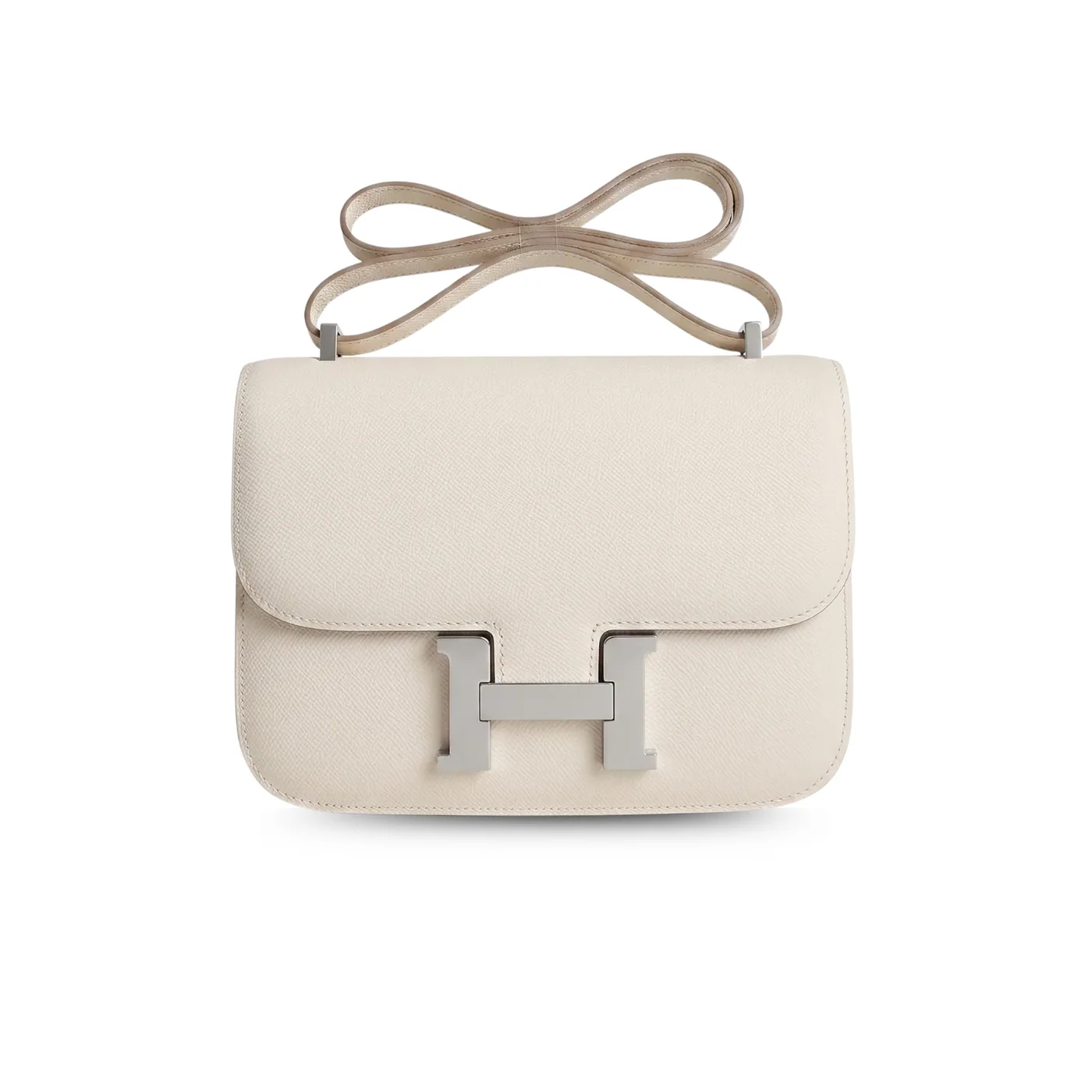 Hermes Constance Handbag Off White /