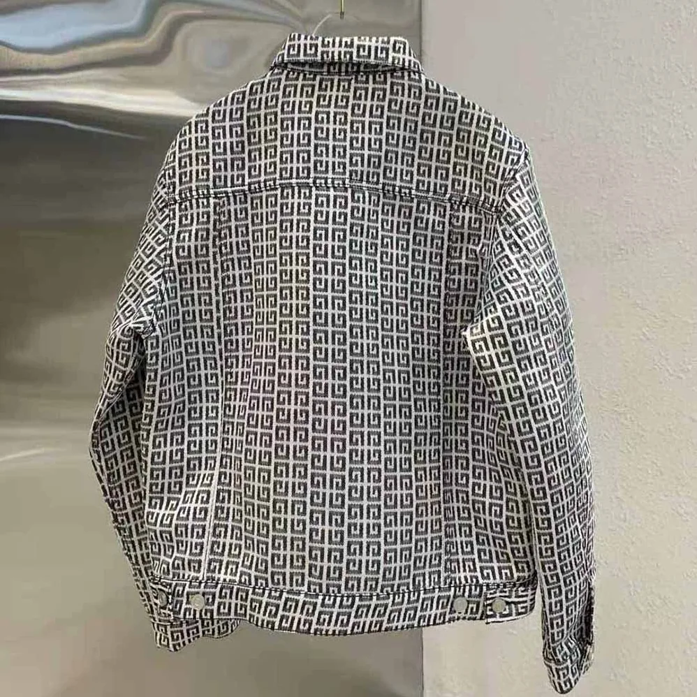 Givenchy Jacket in 4G Denim for Women Givenchy Jacket in 4G Denim for Women