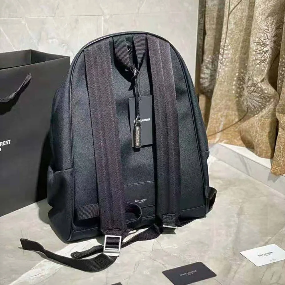 Saint Laurent YSL City Mini Backpack in Canvas for Women