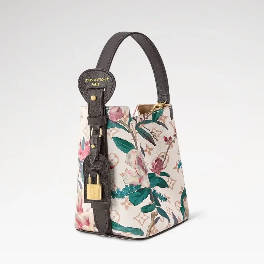 Louis Vuitton All In BB Bucket Bag in Monogram Dune Gold Hardware