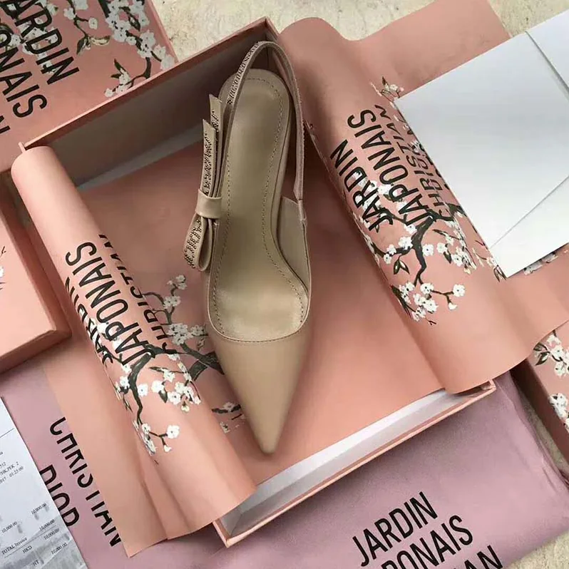 Dior J'Adior High-Heeled Nude Lambskin Studs 65mm Heel for Women in Sandy