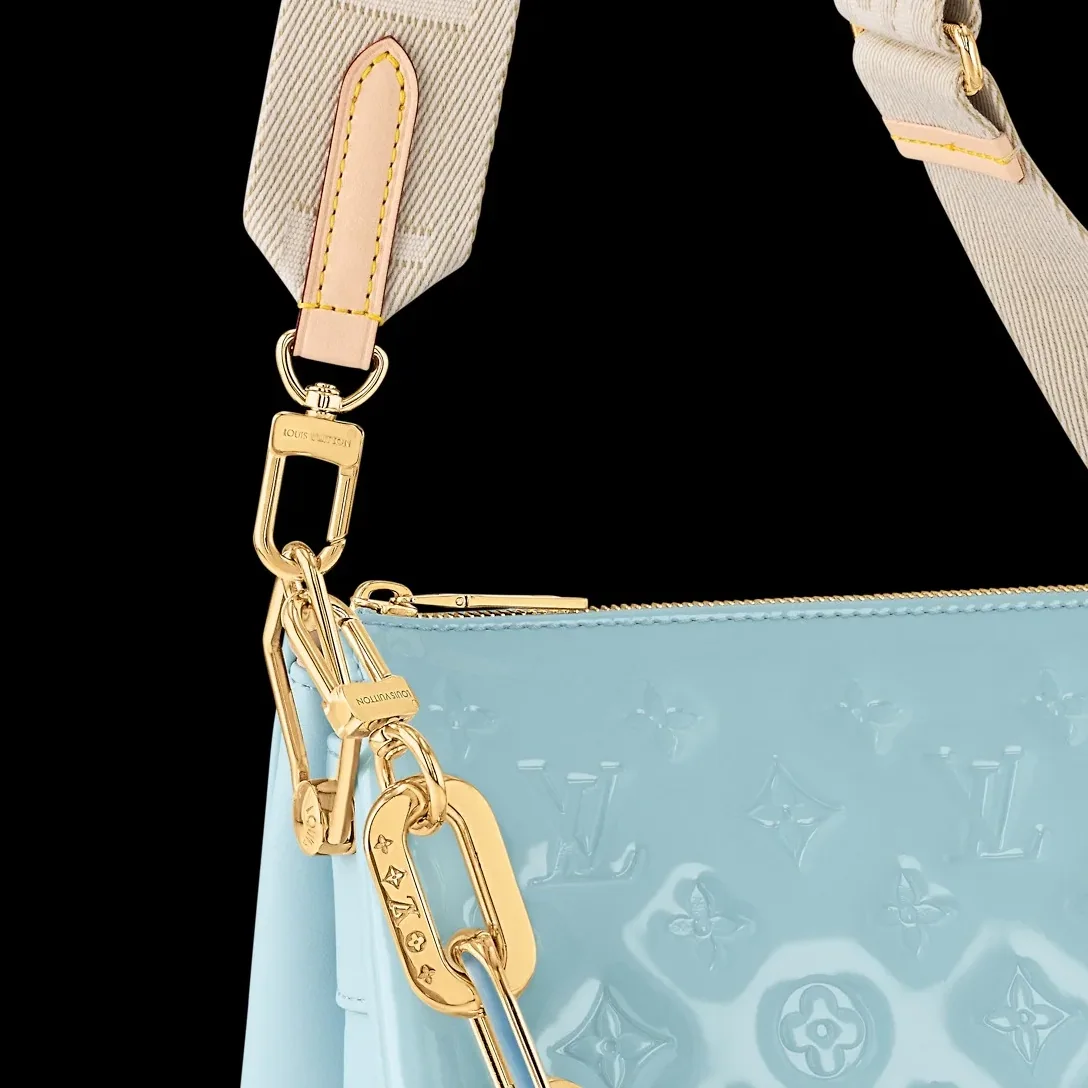 Louis Vuitton Coussin PM Shoulder Bag in Blue Bag Gold Hardware Louis Vuitton Coussin PM Shoulder Bag in Blue Bag Gold Hardware