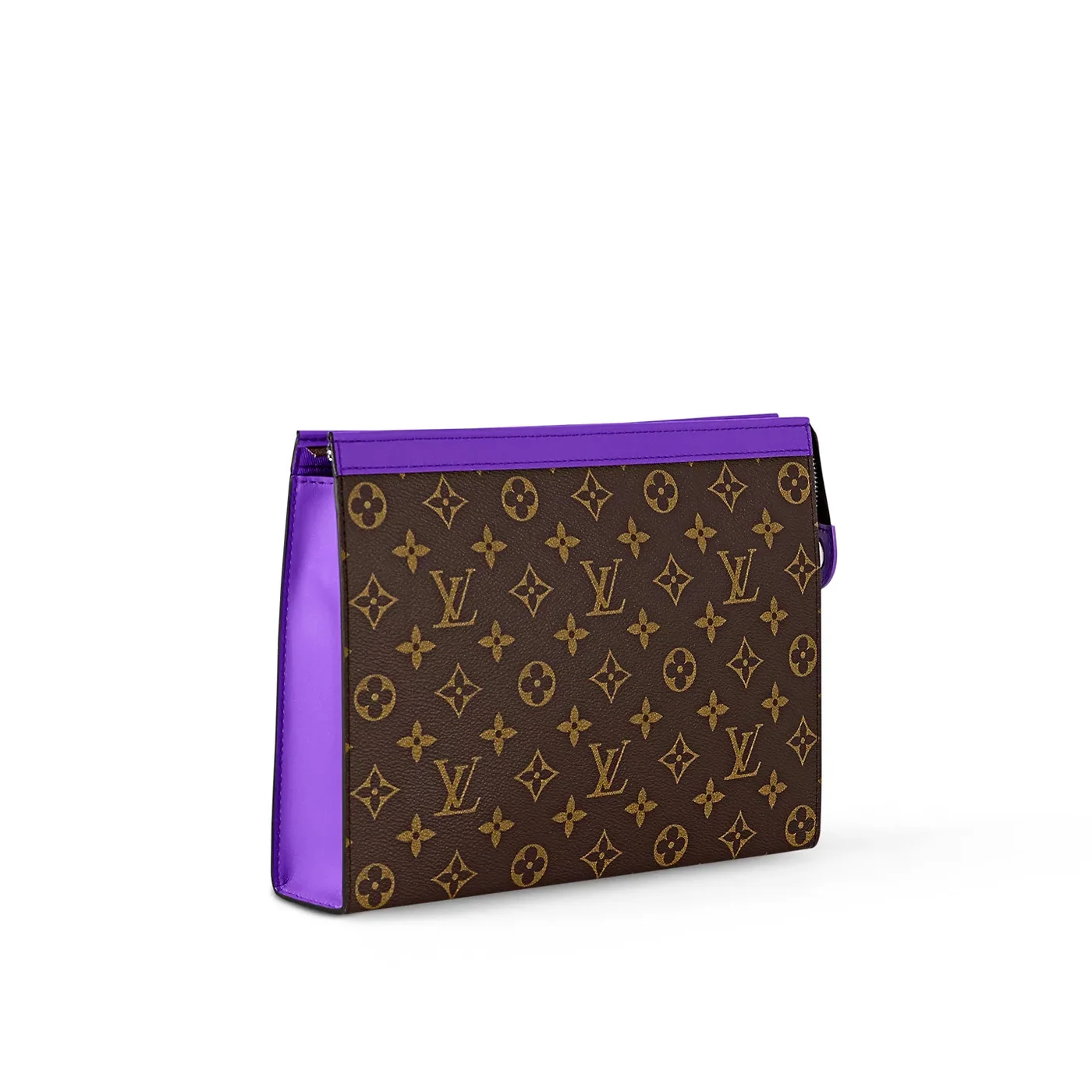 Louis Vuitton Pochette Voyage MM Pouch in Violet Silver Hardware