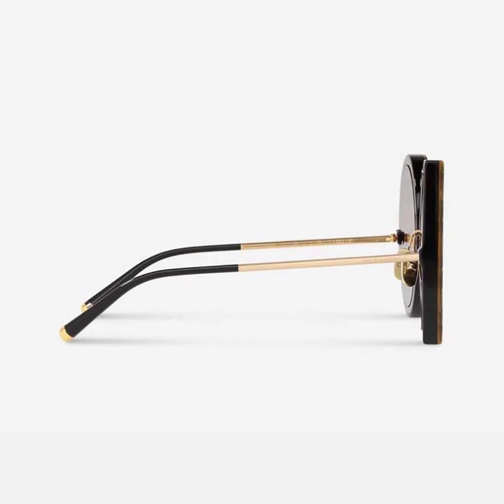 Dolce Gabbana D&G DG Leo Sunglasses for Women in Gold
