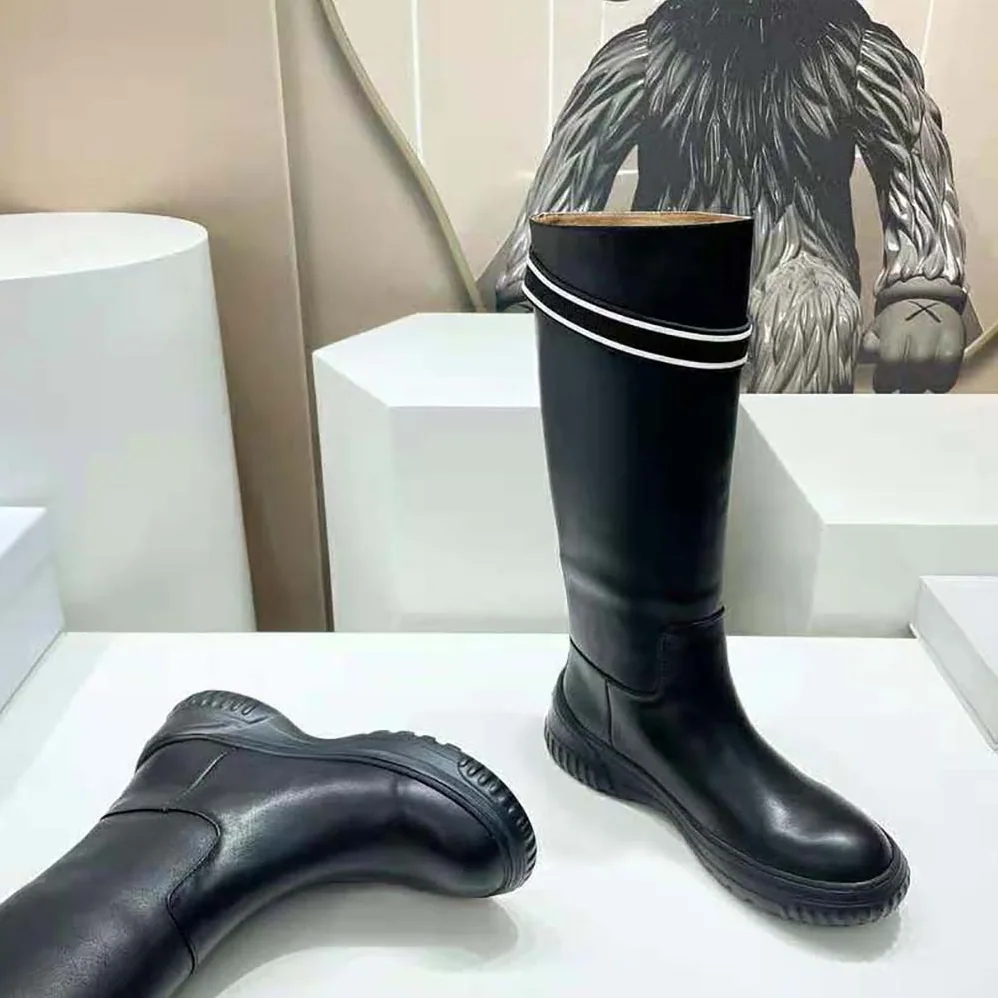 Dior D for Women in Racer Boot Black Calfskin