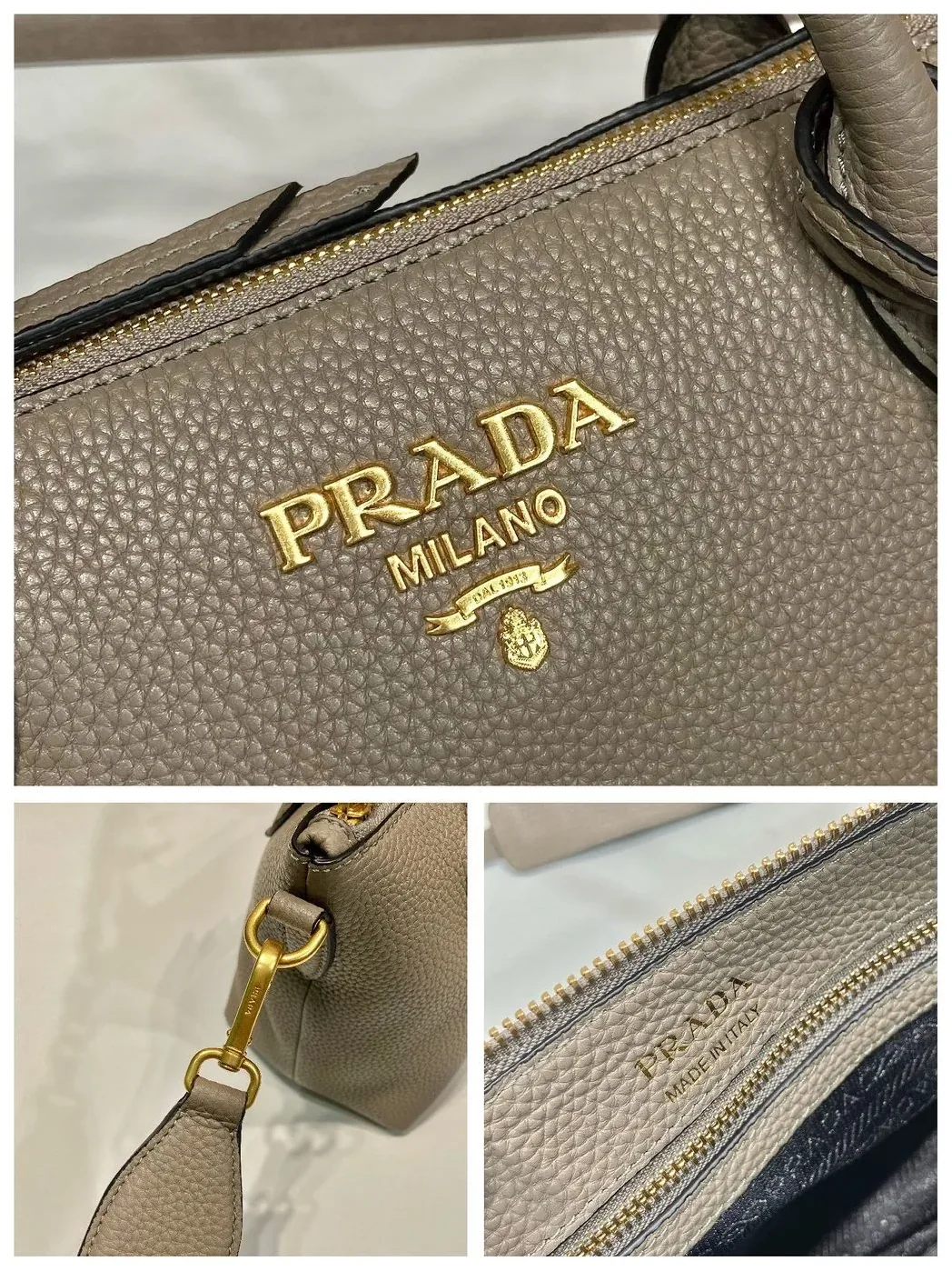 Prada Saffiano Mini Bag Beige