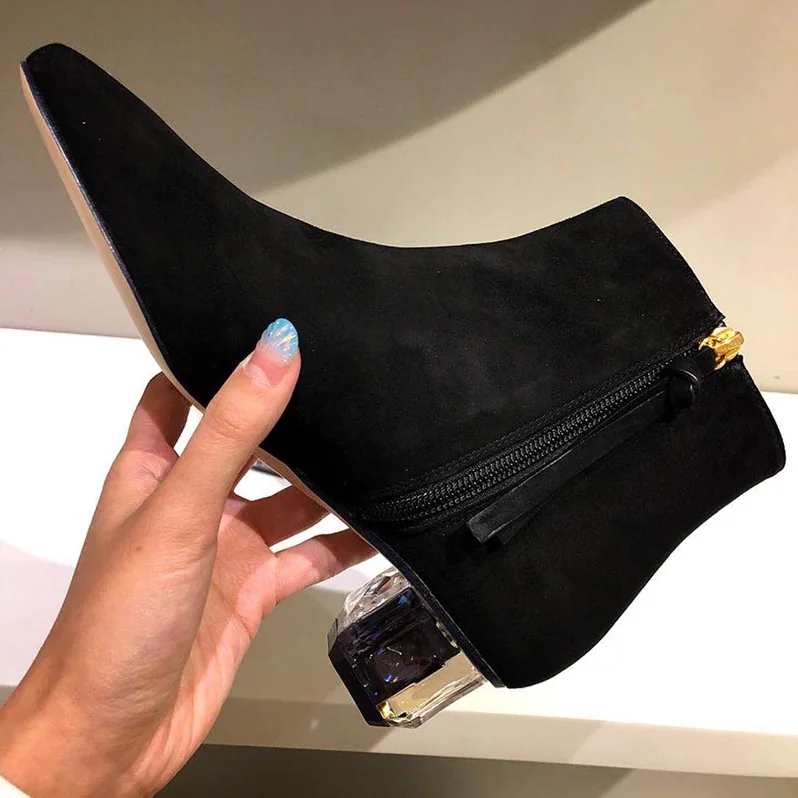 Stuart Weitzman Shoes The Dark Star Bootie 45mm Heel for Women in Black