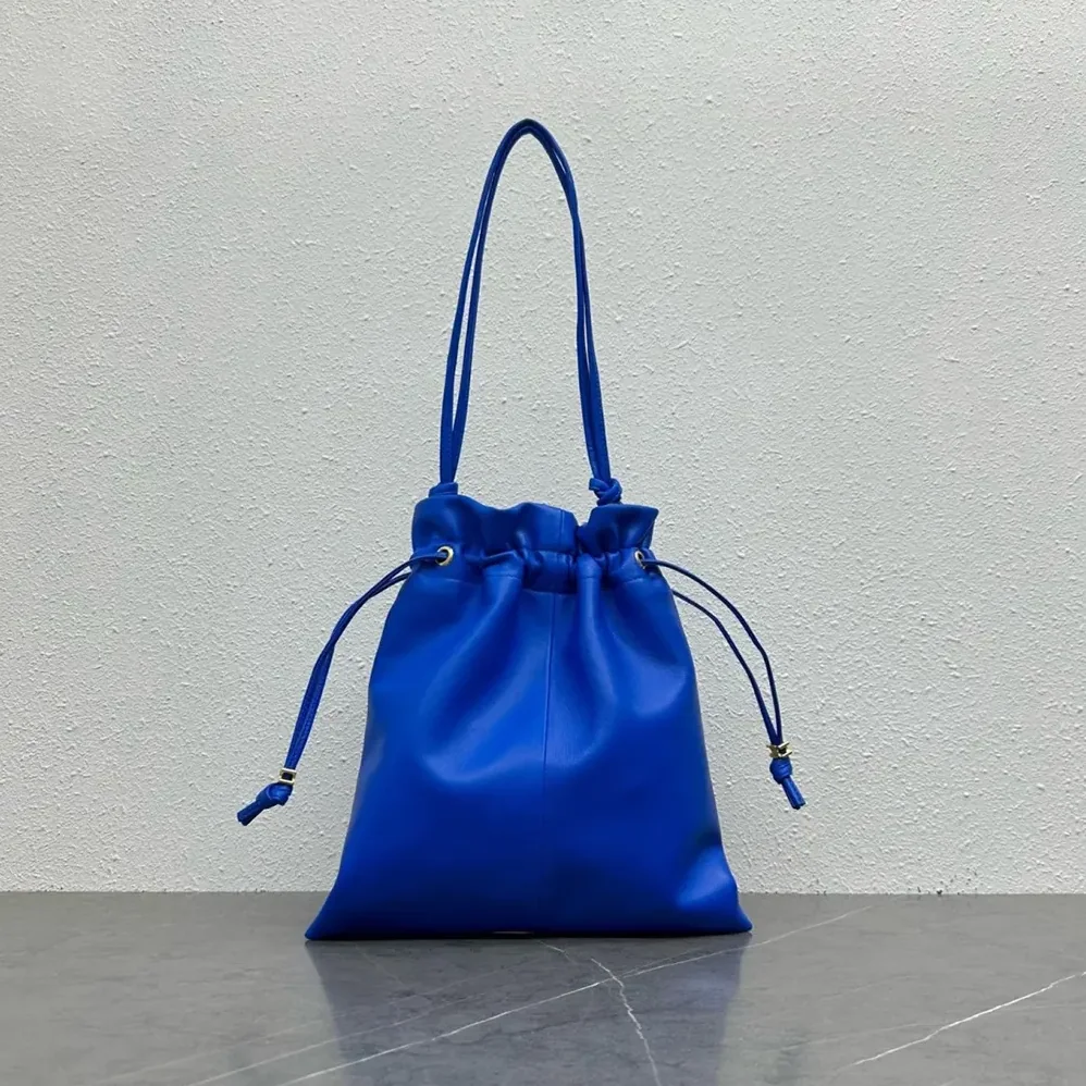 Celine Small Crystal Pouch in Lambskin for Women in Blue