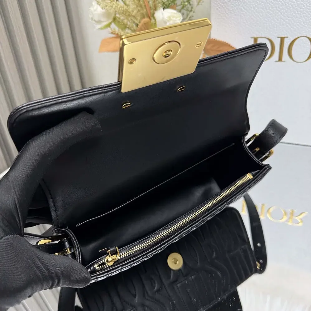 Dior Miss Dior Flap Bag Black Quilted Miss Dior Allover Calfskin for Women Dior Miss Dior Flap Bag Black Quilted Miss Dior Allover Calfskin for Women