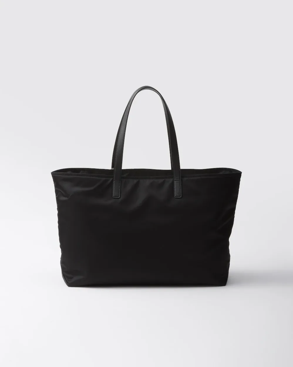 Prada Re- 1978 Large Re-Nylon And Saffiano Tote Bag Black 16.9 Inches/ 1BG527_R064_F0002_V_OOO Prada Re- 1978 Large Re-Nylon And Saffiano Tote Bag Black 16.9 Inches/ 1BG527_R064_F0002_V_OOO