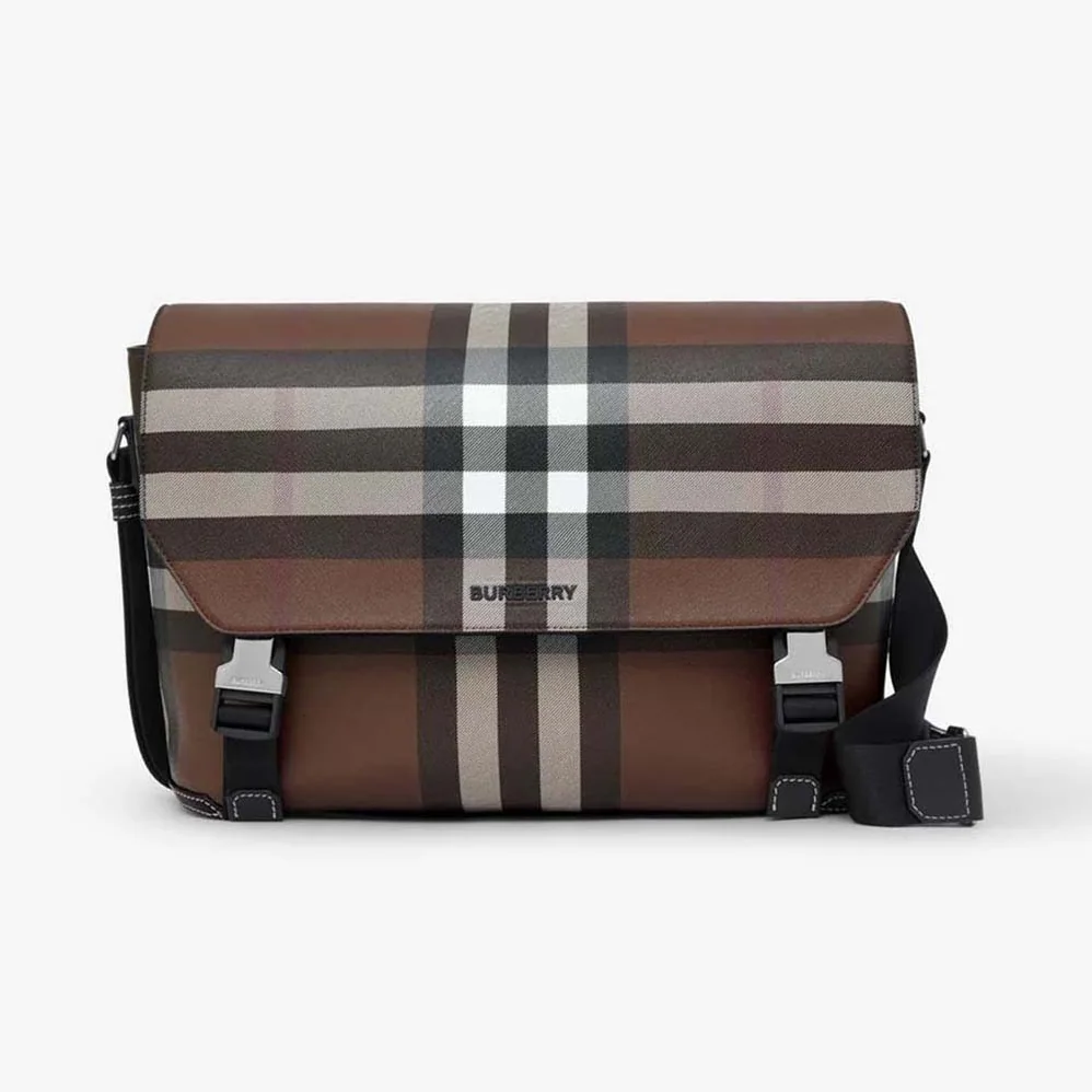 Burberry Large Wright Bag in Calf Leather for Men in Brown Burberry Large Wright Bag in Calf Leather for Men in Brown