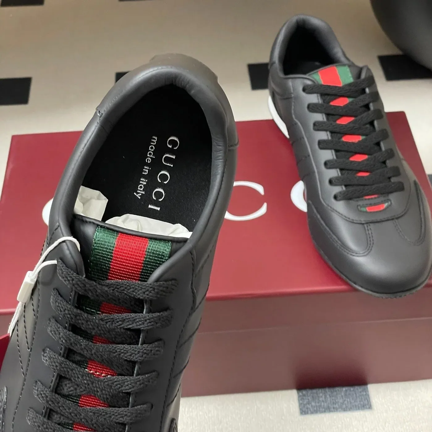 Gucci Shift Sneaker Black Gucci Shift Sneaker Black