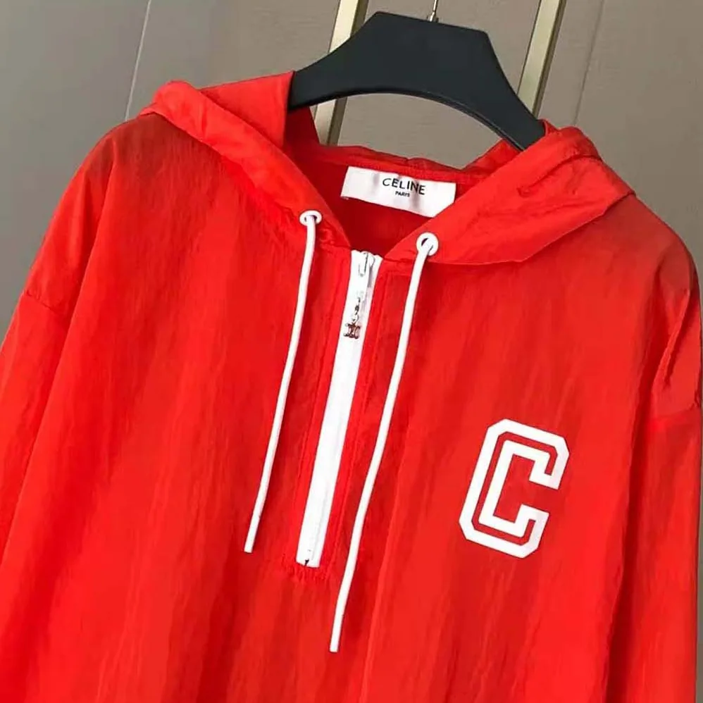 Celine Windbreaker in Lightweight Nylon for Women