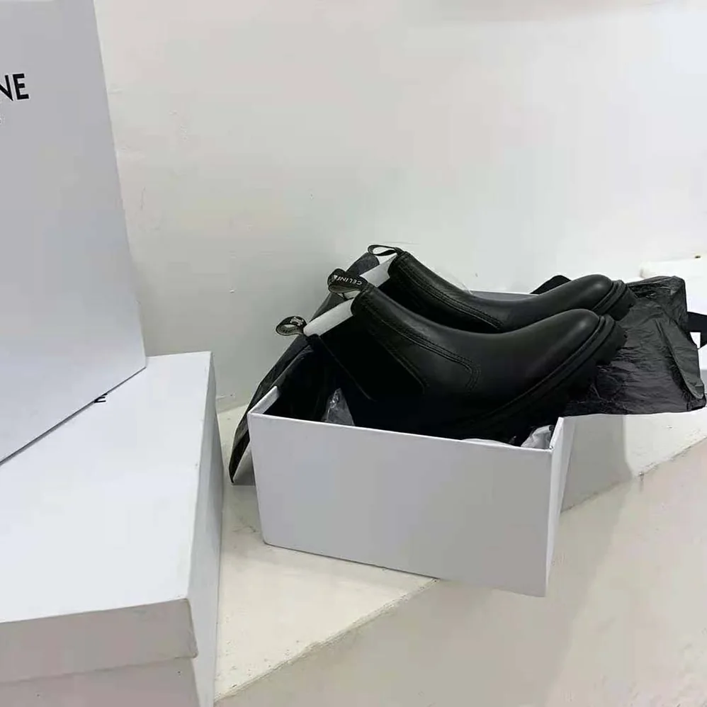 Celine Margaret Chelsea Boot in Calfskin for Women Celine Margaret Chelsea Boot in Calfskin for Women