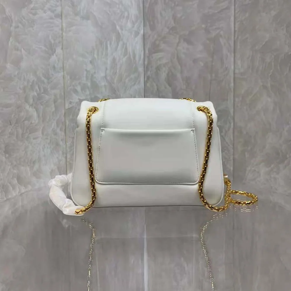 Bvlgari Serpenti Reverse Shoulder Bag for Women in White