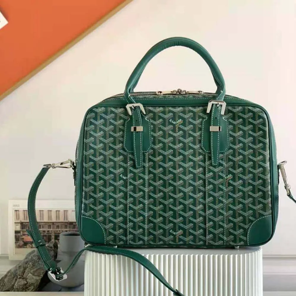 Goyard Ambassade MM Document Case for Women in Green Goyard Ambassade MM Document Case for Women in Green