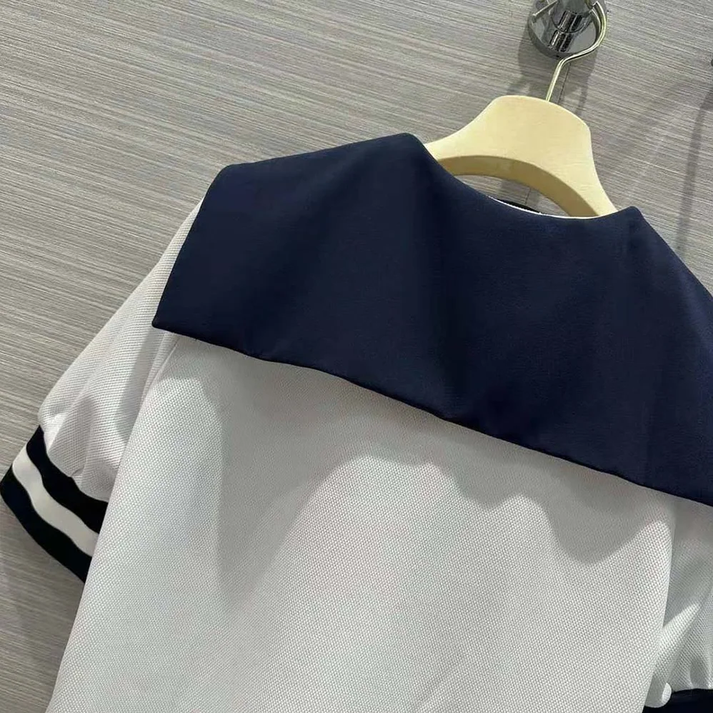 Miu Miu Piqué Top with Jacquard Logo for Women