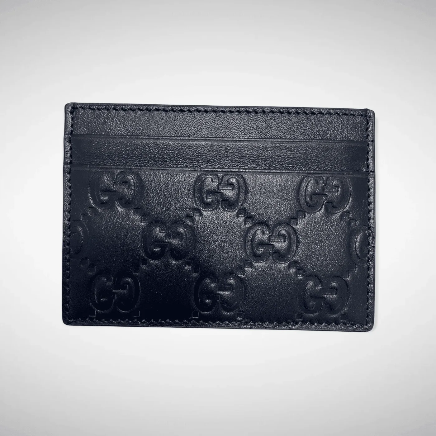 Signature Web Card Case Dark Blue