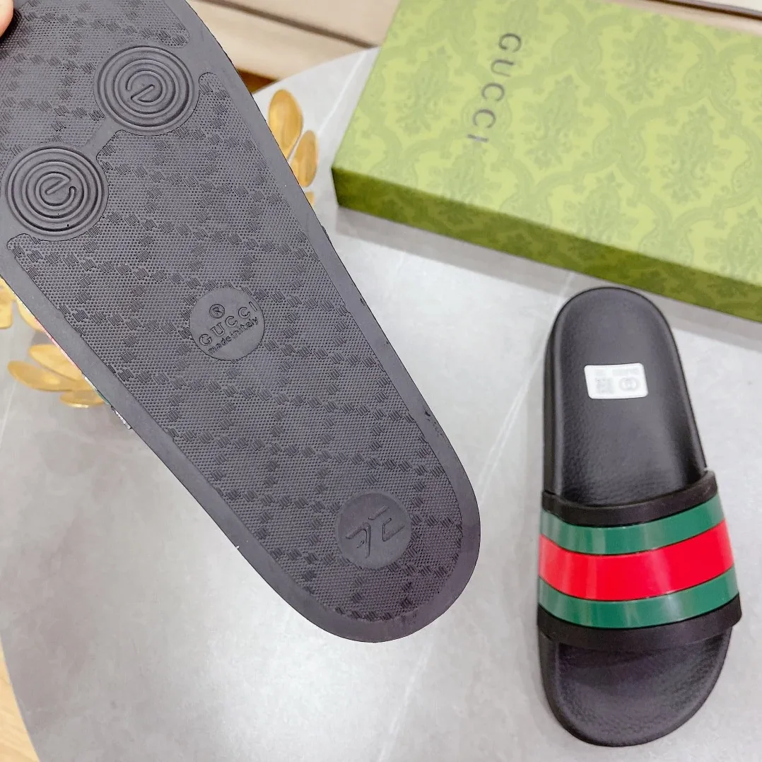 Gucci Slide Sandal With Web Black for Women Gucci Slide Sandal With Web Black for Women