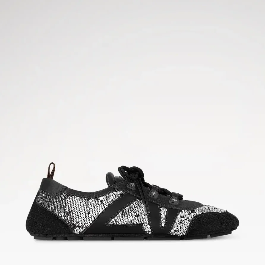 Louis Vuitton LV Sneakerina Black/Silver 1AHND2 Louis Vuitton LV Sneakerina Black/Silver 1AHND2
