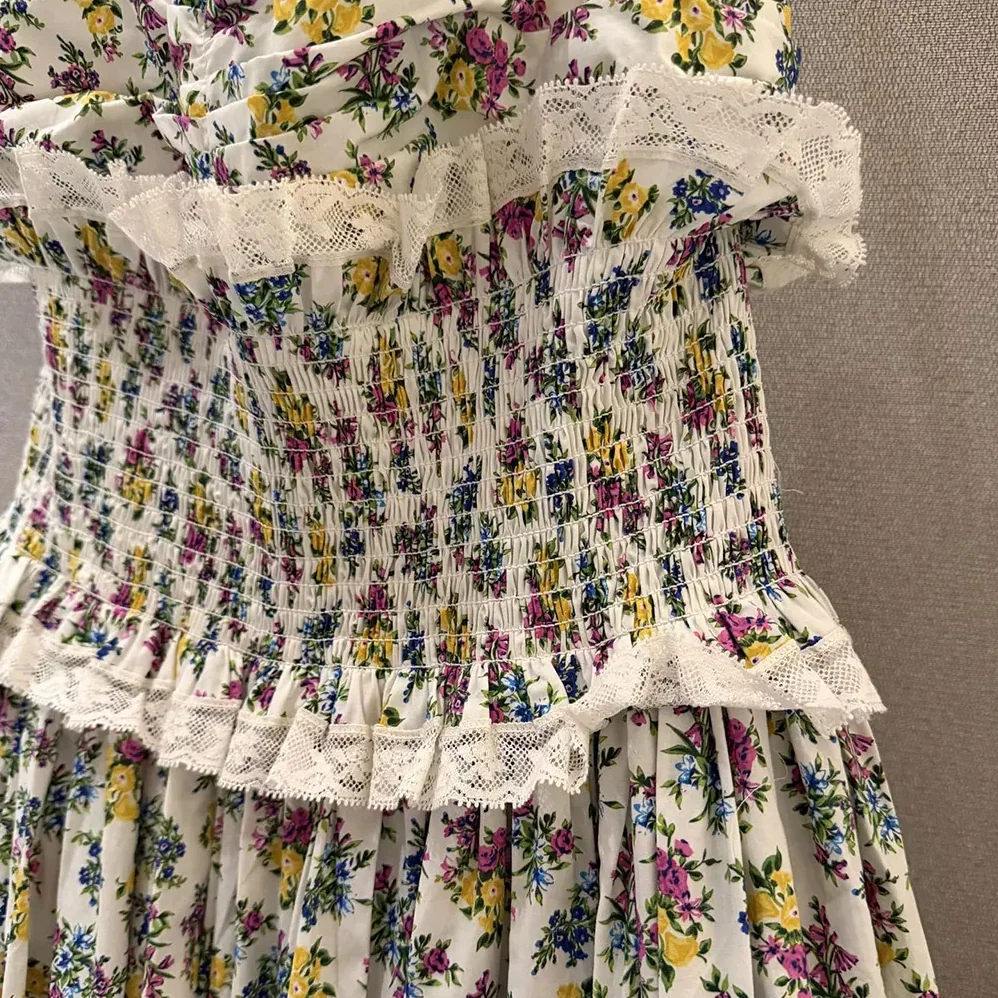 Dolce Gabbana D&G Small Floral for Women in Print Poplin Dress