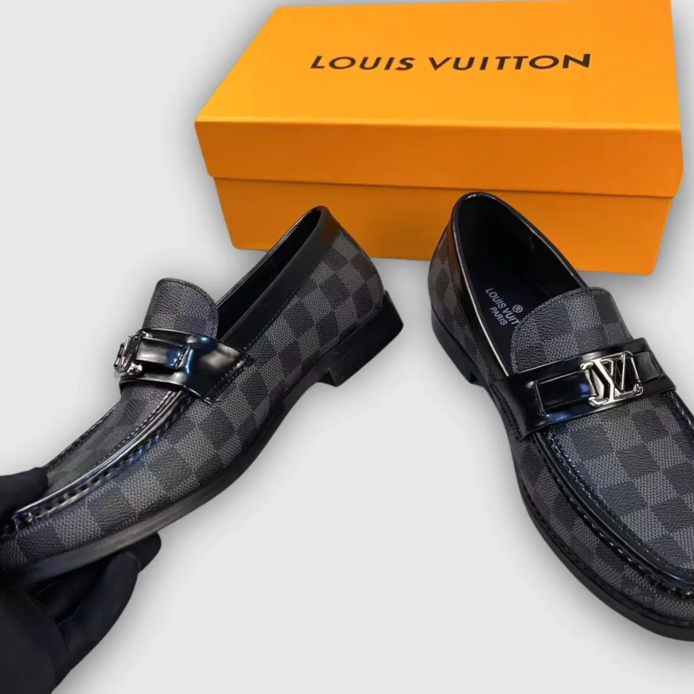 Louis Vuitton Monte Carlo Mocassin Damier Canvas Black Louis Vuitton Monte Carlo Mocassin Damier Canvas Black