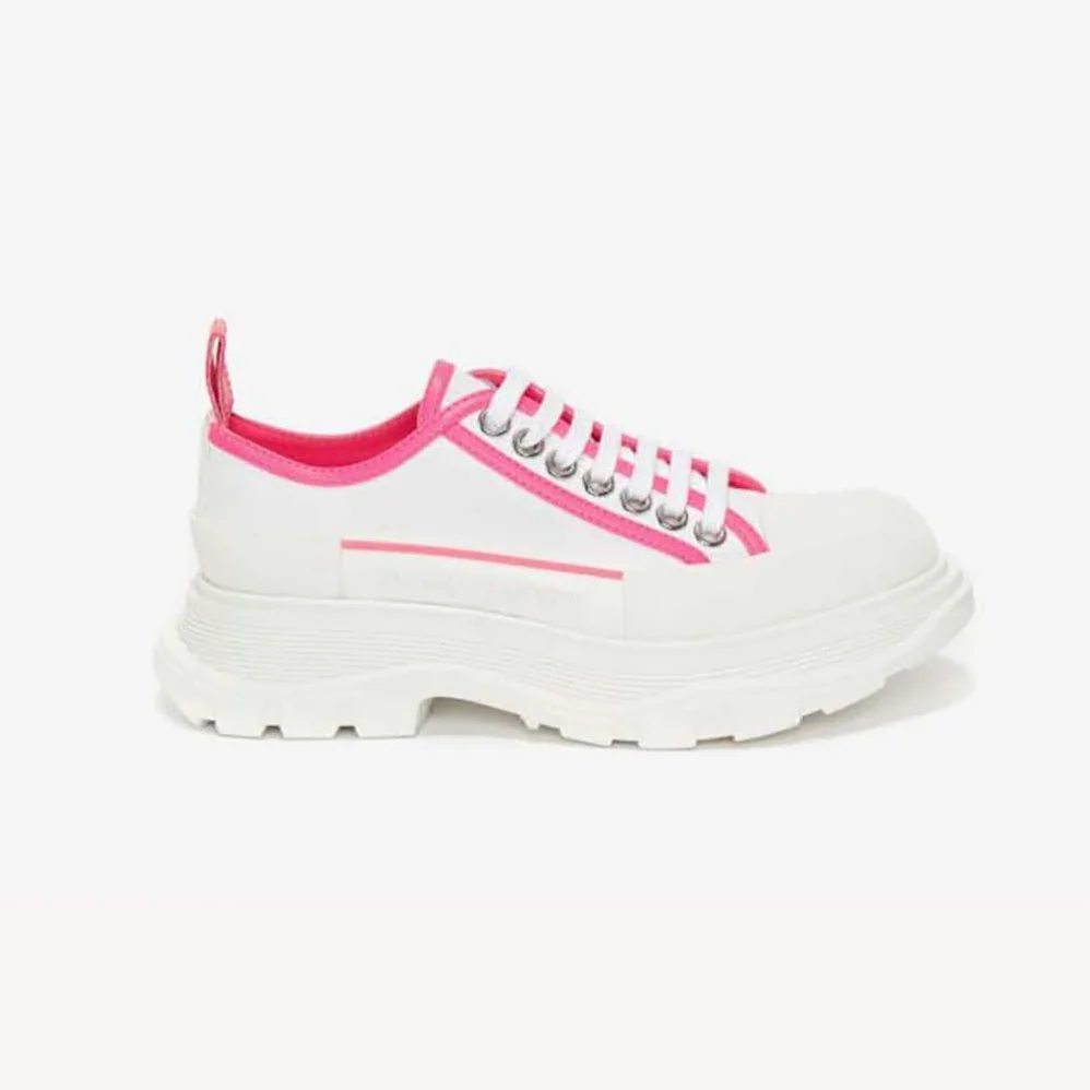 Alexander Mcqueen Tread Slick Lace for Women in up in Pink