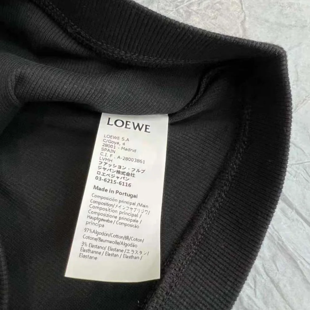 Loewe Cropped Anagram Tank Top in Cotton for Women in Black Loewe Cropped Anagram Tank Top in Cotton for Women in Black