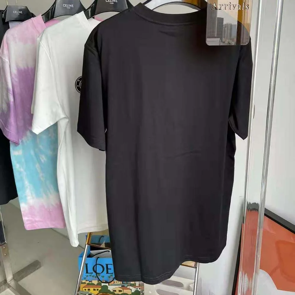 Celine Celine Loose T-shirt in Cotton with Studs for Men in Black Celine Celine Loose T-shirt in Cotton with Studs for Men in Black