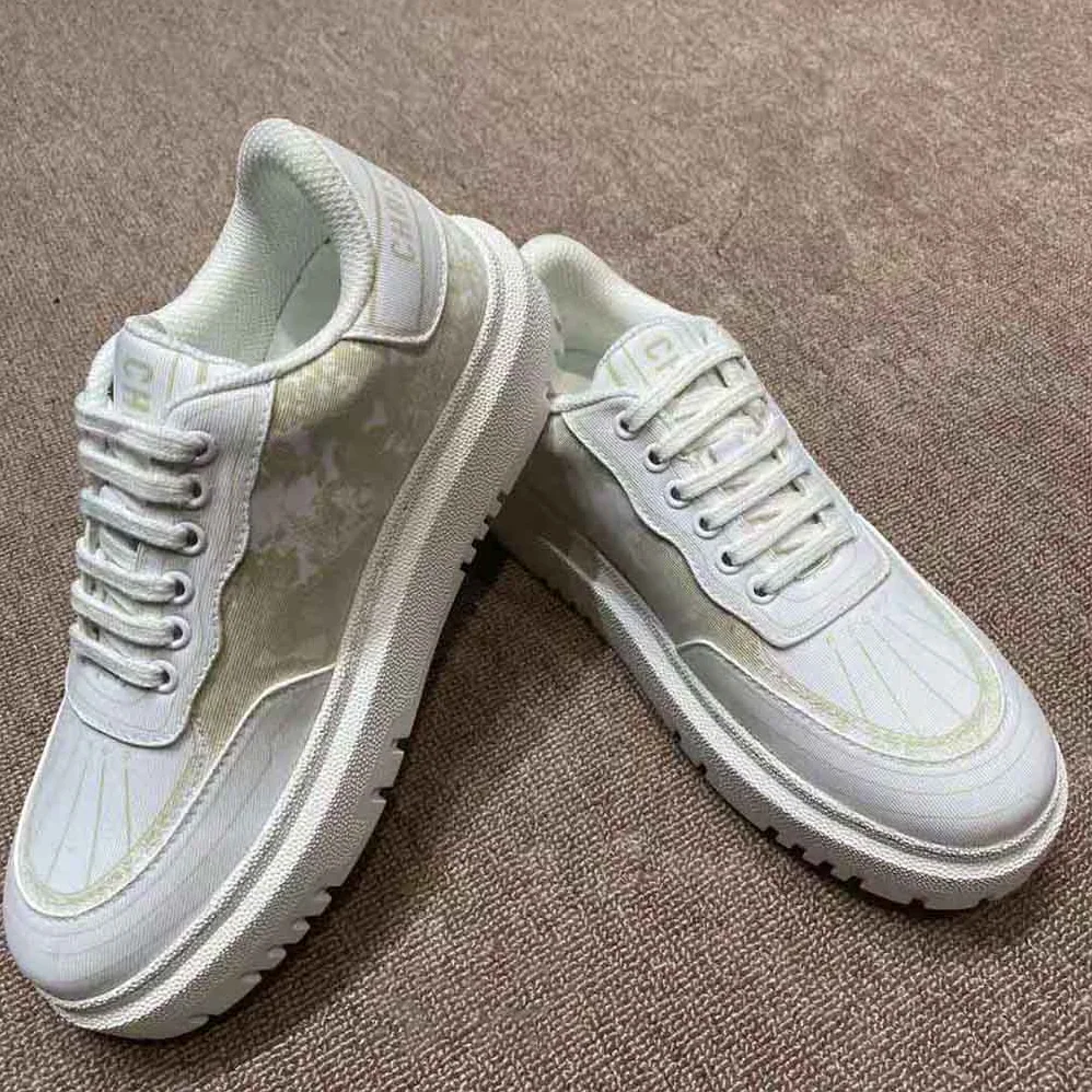 Dior Addict Sneaker Lime Toile de Jouy Technical Fabric for Women