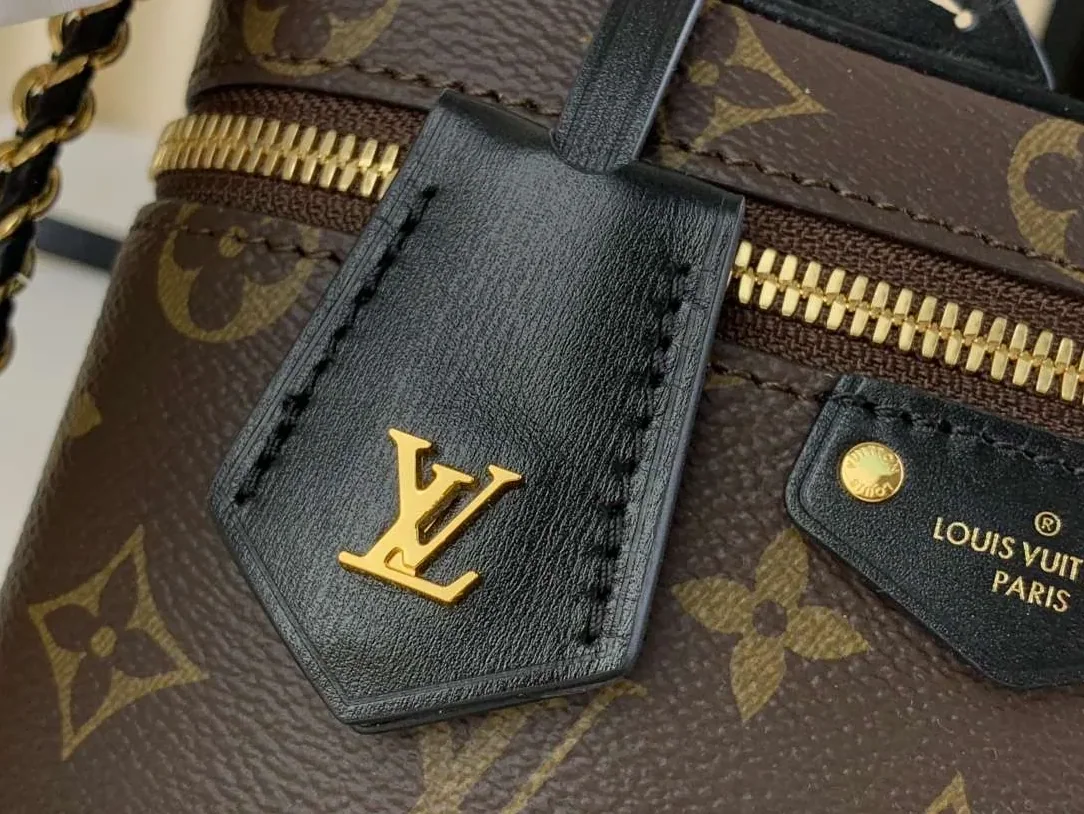 Louis Vuitton Vanity Chain Pouch Brown / Louis Vuitton Vanity Chain Pouch Brown /