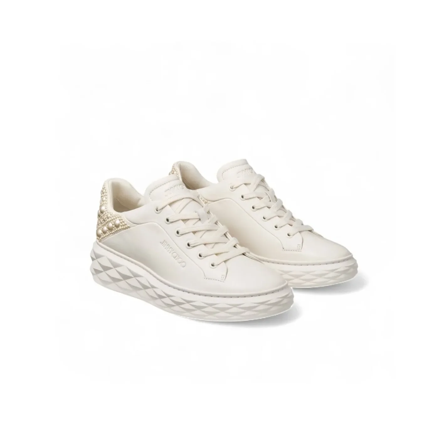 Jimmy Choo Diamond Maxi F II Trainers Latte DIAMONDMAXIFIINVK Jimmy Choo Diamond Maxi F II Trainers Latte DIAMONDMAXIFIINVK