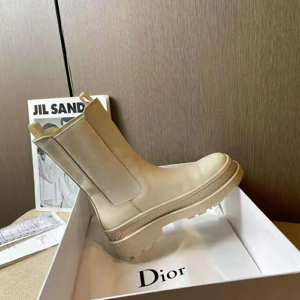 Dior Trial Ankle Boot White Calfskin for Women Dior Trial Ankle Boot White Calfskin for Women