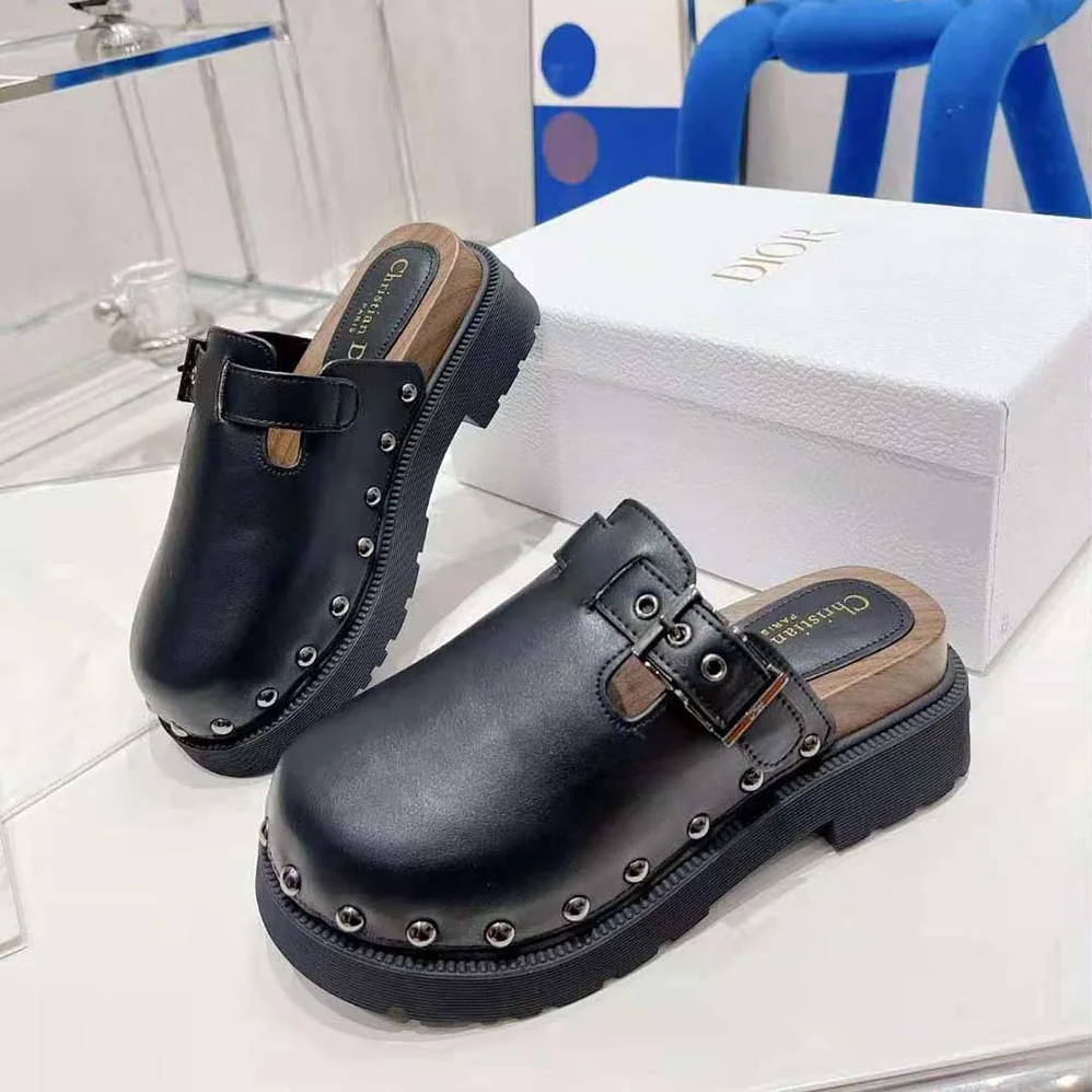 Dior Diorquake Clog Black Calfskin for Women Dior Diorquake Clog Black Calfskin for Women