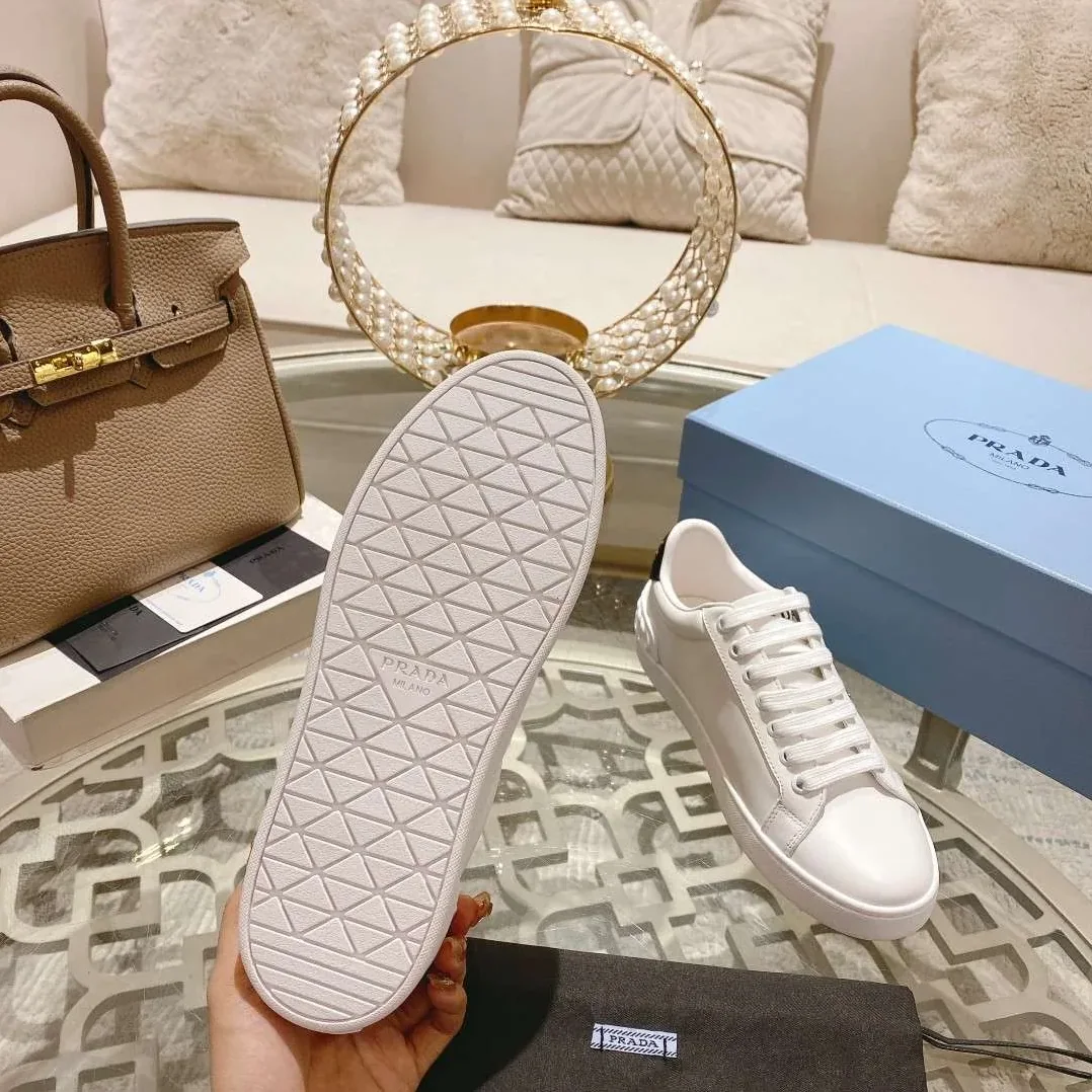 Prada Fyre Low Heel Sneaker White Prada Fyre Low Heel Sneaker White