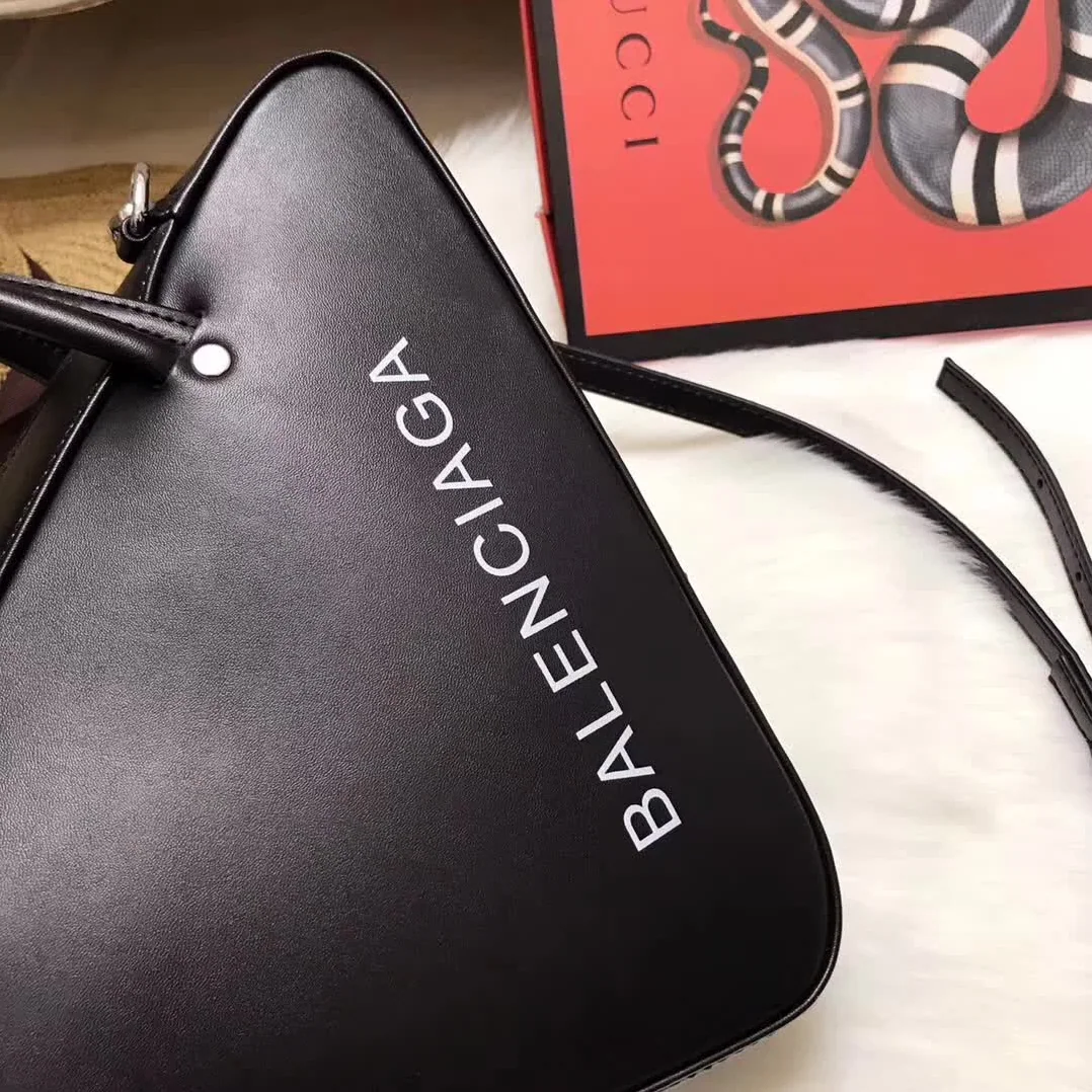 Balenciaga Triangle Duffle Small Calfskin Hand Carry and Shoulder Bag Balenciaga Triangle Duffle Small Calfskin Hand Carry and Shoulder Bag