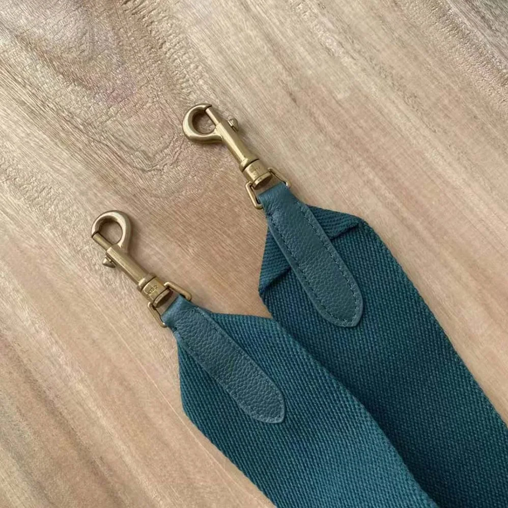 Celine Sangle Small Bucket Bag in Soft Grained Calfskin for Women in Green