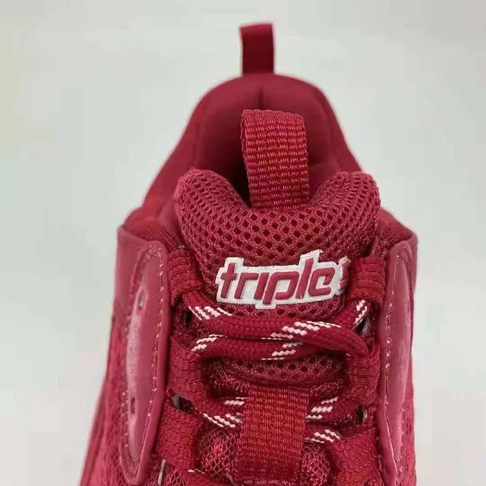 Balenciaga Triple S Faded Sneaker in Red for Women