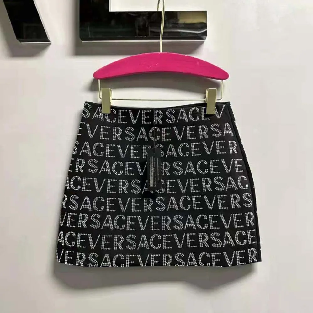 Versace Crystal Versace Allover Mini Skirt for Women Versace Crystal Versace Allover Mini Skirt for Women