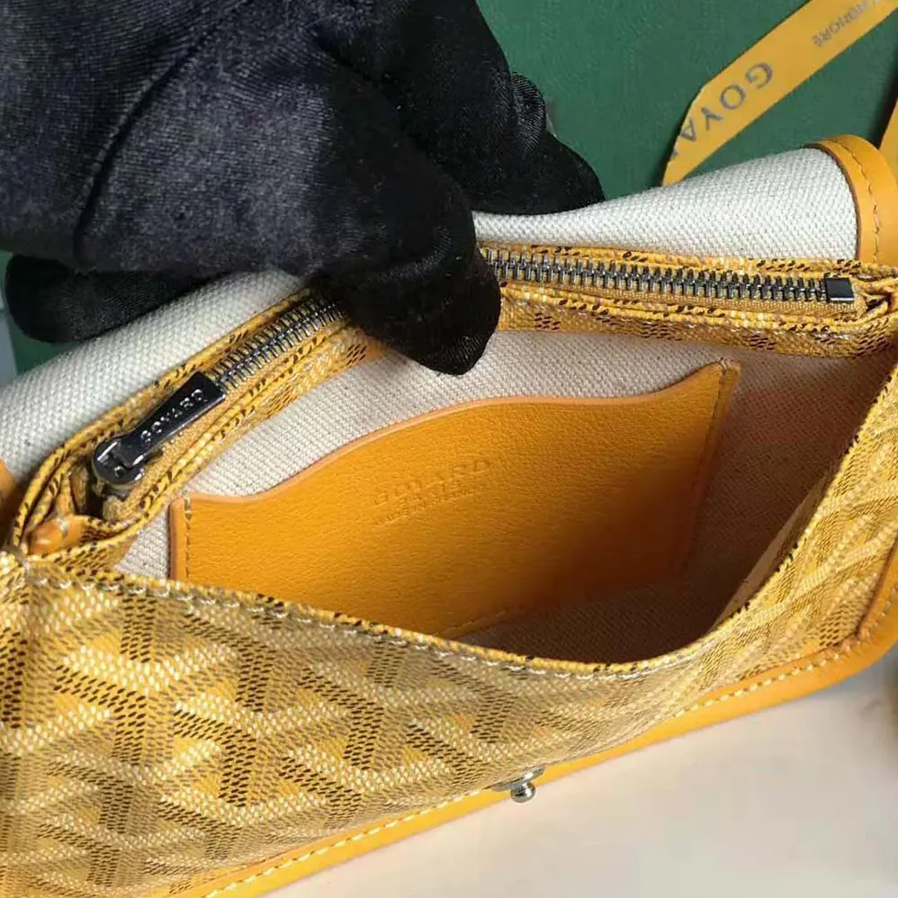Goyard Plumet Pocket Wallet for Women in Yellow