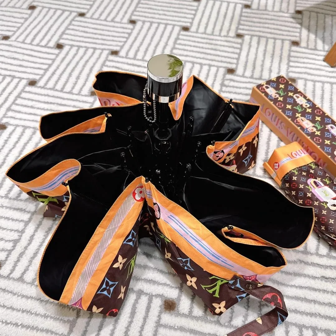 Louis Vuitton Opening Folding Monogram Umbrella Brown Louis Vuitton Opening Folding Monogram Umbrella Brown