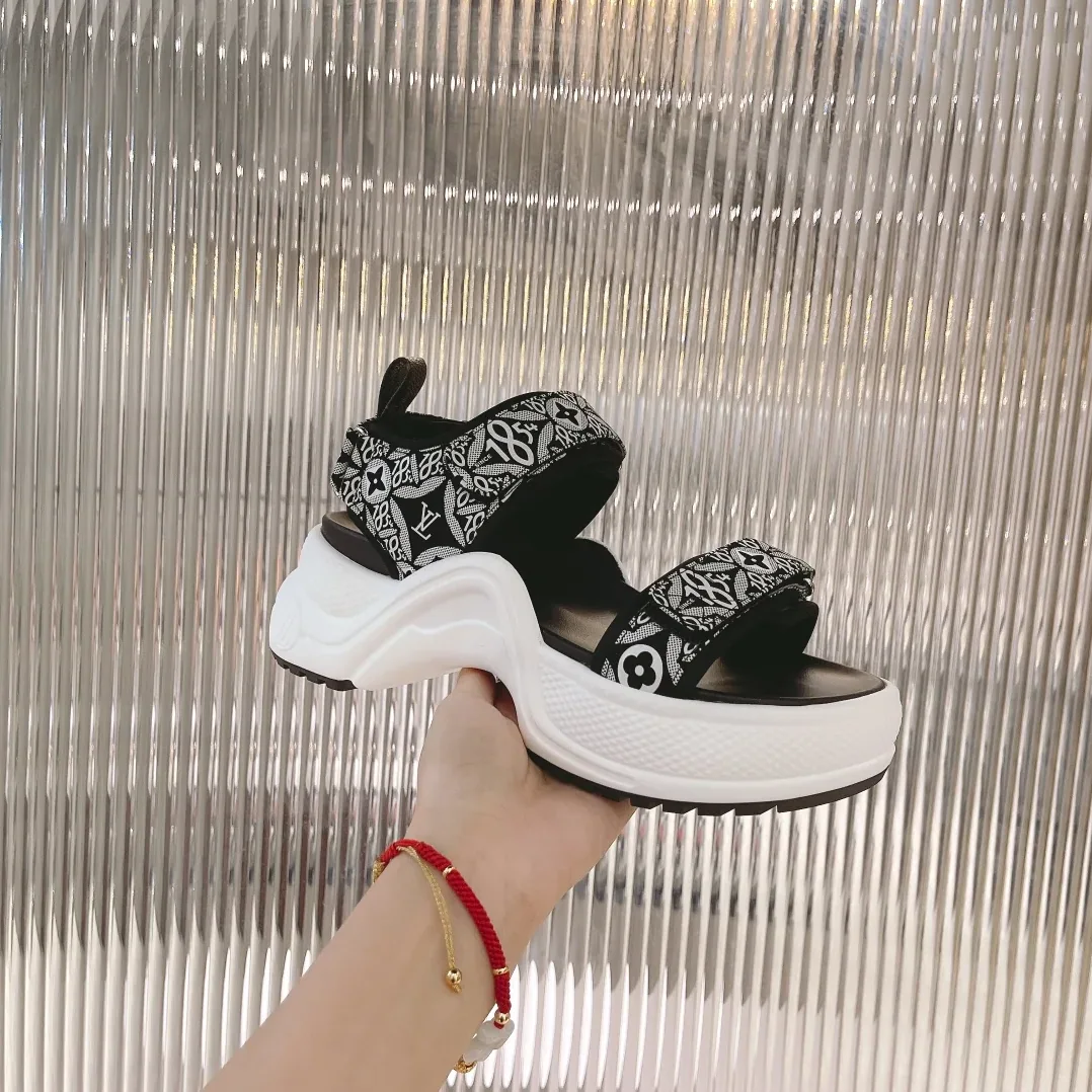 Louis Vuitton LV Archlight Flat Sandal Black for Women Louis Vuitton LV Archlight Flat Sandal Black for Women