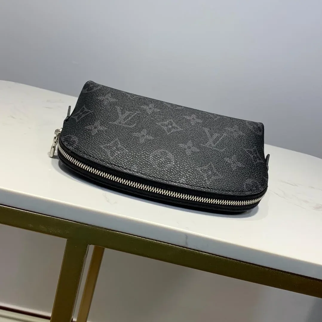 Louis Vuitton Cosmetic Pouch PM Monogram Eclipse Canvas