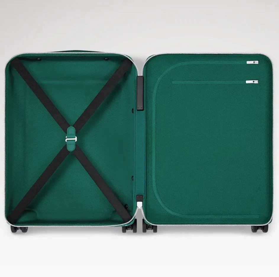 Louis Vuitton Horizon 55 Suitcase in Green Silver Hardware Louis Vuitton Horizon 55 Suitcase in Green Silver Hardware