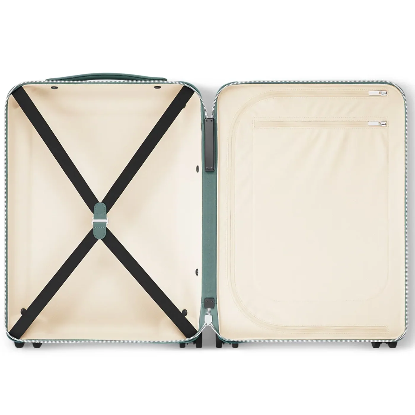 Louis Vuitton Horizon 55 Suitcase / Misty Lake Green Silver Hardware